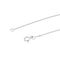 Collier Collier chaîne et pendentif en or blanc 18 carats avec diamant 58 Facettes 578624CD