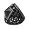 Bague 53 Bague en or noir 18 carats pavée de diamants 0,94 ct 58 Facettes 578649RV