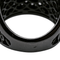 Bague 53 Bague en or noir 18 carats pavée de diamants 0,94 ct 58 Facettes 578649RV