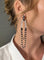Boucles d'oreilles Boucles d’oreilles pendantes en or blanc 18 carats et diamants 58 Facettes 578657RV