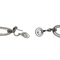 Boucles d'oreilles Boucles d’oreilles pendantes en or blanc 18 carats et diamants 58 Facettes 578657RV