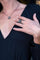 Bague 55 Bague fleur en or noir 18 carats et diamants 58 Facettes 578700RV