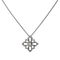 Collier Collier fleur - Pendentif en or noir 18 carats et diamants 58 Facettes 578701RV
