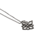 Collier Collier fleur - Pendentif en or noir 18 carats et diamants 58 Facettes 578701RV