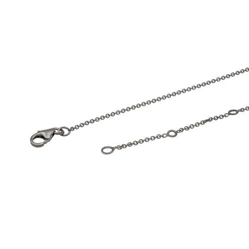Collier Collier fleur - Pendentif en or noir 18 carats et diamants 58 Facettes 578701RV