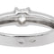 Bague 53 Bague solitaire en or blanc 18 carats avec diamant brillant 58 Facettes 578708RV