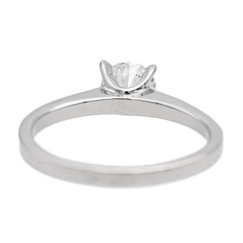 Bague 52 Bague solitaire en or blanc 18 carats avec diamants 0,86 ct 58 Facettes 578747RV