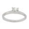 Bague 52 Bague solitaire en or blanc 18 carats avec diamants 0,86 ct 58 Facettes 578747RV