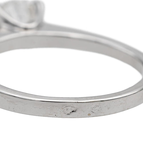 Bague 52 Bague solitaire en or blanc 18 carats avec diamants 0,86 ct 58 Facettes 578747RV