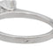 Bague 52 Bague solitaire en or blanc 18 carats avec diamants 0,86 ct 58 Facettes 578747RV