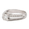 Bague 54 Bague solitaire en or blanc 18 carats avec diamants 58 Facettes 578749RV