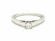 Bague 53 Bague solitaire en or blanc 18 carats avec diamant 0,20 ct 58 Facettes 578751RV