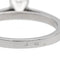 Bague 53 Bague solitaire en or blanc 18 carats avec diamant brillant 0,30 ct 58 Facettes 578752RV