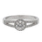 Bague 54 Bague solitaire en or blanc 18 carats avec diamants 0,68 ct 58 Facettes 578756RV