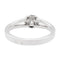 Bague 54 Bague solitaire en or blanc 18 carats avec diamants 0,68 ct 58 Facettes 578756RV