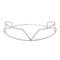 Collier Collier graphique ras-de-cou en or blanc 18 carats et diamants 58 Facettes 578797RV
