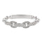 Bague 54 Bague en or blanc 18 carats pavée de diamants taille brillant 58 Facettes 578805RV