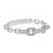 Bague 54 Bague en or blanc 18 carats pavée de diamants taille brillant 58 Facettes 578805RV
