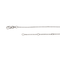 Collier Collier en or blanc 18 carats pavé de diamants 58 Facettes 578815RV