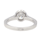 Bague 54 Bague solitaire en or blanc avec diamants 1,11 ct 58 Facettes 578821RV