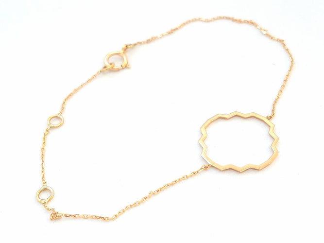 Bracelet Bracelet Transparence en or rose 18 carats 58 Facettes 578893RV