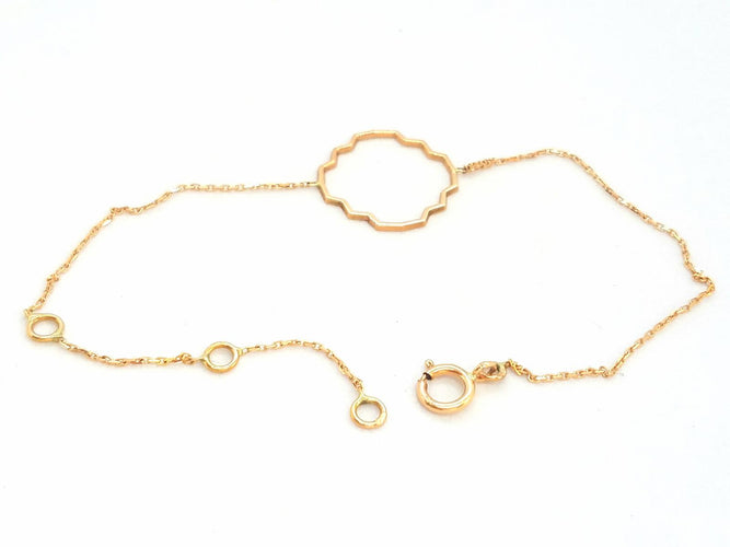 Bracelet Bracelet Transparence en or rose 18 carats 58 Facettes 578893RV