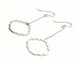 Boucles d'oreilles Transparence - Boucles d’oreilles pendantes en or blanc 18 carats 58 Facettes 578897RV