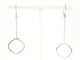 Boucles d'oreilles Transparence - Boucles d’oreilles pendantes en or blanc 18 carats 58 Facettes 578897RV