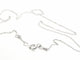 Collier Collier Transparence - Motif graphique en or blanc 18 carats 58 Facettes 578905RV
