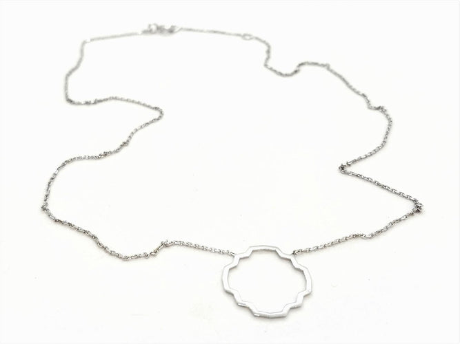 Collier Transparence - Collier en or blanc 18 carats 58 Facettes 578908RV