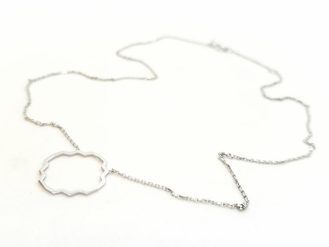 Collier Transparence - Collier en or blanc 18 carats 58 Facettes 578908RV