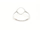 Bague 54 Transparence - Bague en or blanc 18 carats 58 Facettes 578911RV