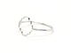 Bague 54 Transparence - Bague en or blanc 18 carats 58 Facettes 578911RV
