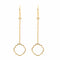 Boucles d'oreilles Transparence - Boucles d'oreilles pendantes en or jaune 18 carats 58 Facettes 578915RV