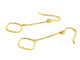 Boucles d'oreilles Transparence - Boucles d'oreilles pendantes en or jaune 18 carats 58 Facettes 578917RV