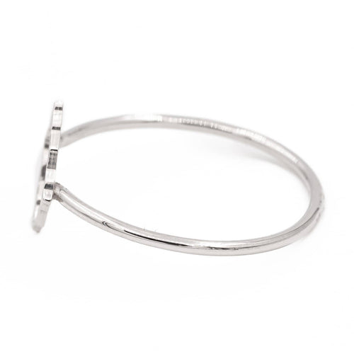 Bague 53 Bague Transparence en or blanc 18 carats 58 Facettes 578919RV
