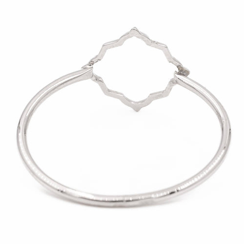 Bague 53 Bague Transparence en or blanc 18 carats 58 Facettes 578919RV