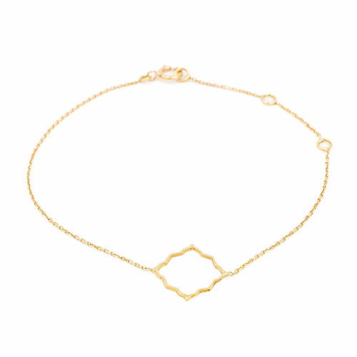 Bracelet Bracelet Transparence en or jaune 18 carats 58 Facettes 578923RV