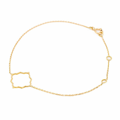 Bracelet Bracelet Transparence en or jaune 18 carats 58 Facettes 578923RV