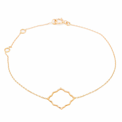 Bracelet Bracelet Transparence en or rose 18 carats 58 Facettes 578924RV