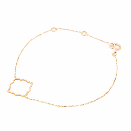 Bracelet Bracelet Transparence en or rose 18 carats 58 Facettes 578924RV