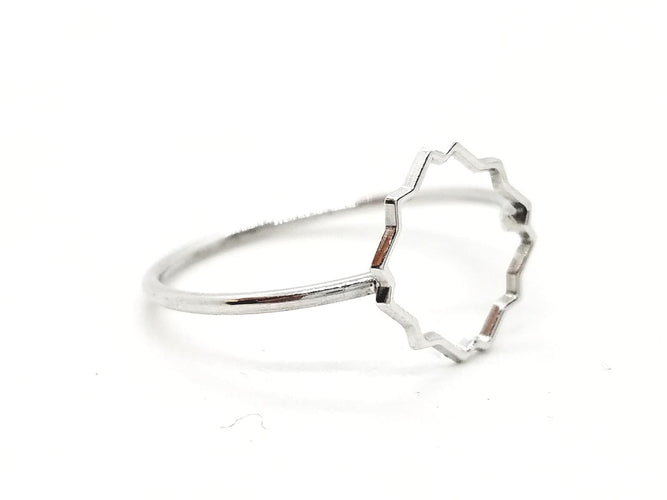Bague 54 Bague Transparence en or blanc 18 carats 58 Facettes 578927RV
