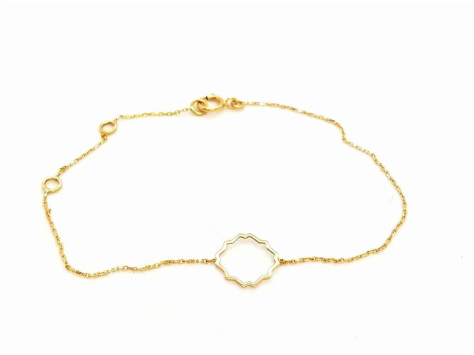 Bracelet Bracelet Transparence - Bracelet en or rose 18 carats 58 Facettes 578930RV