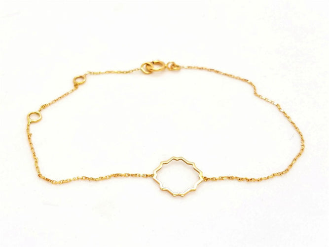 Bracelet Bracelet Transparence - Bracelet en or rose 18 carats 58 Facettes 578930RV