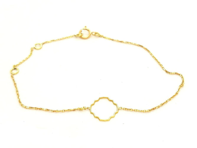 Bracelet Bracelet Transparence en or jaune 18 carats 58 Facettes 578932RV