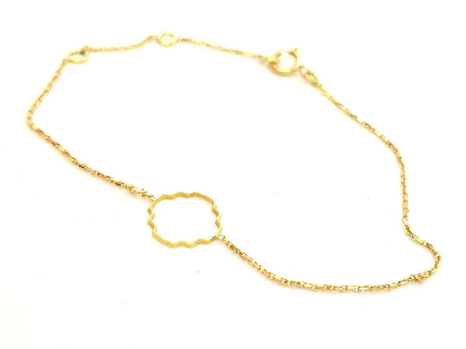 Bracelet Bracelet Transparence en or jaune 18 carats 58 Facettes 578932RV