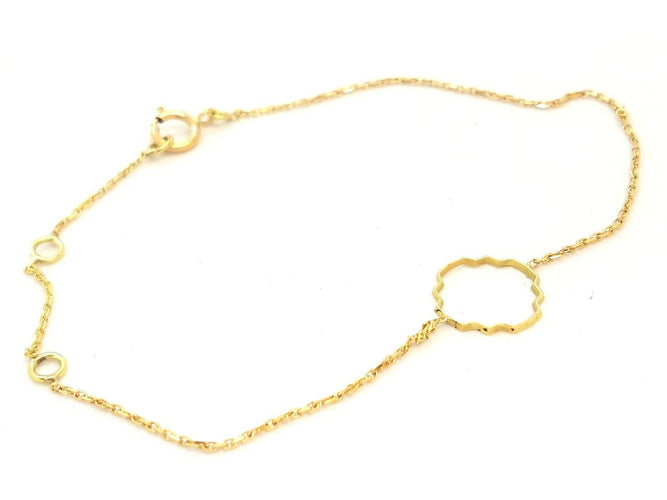 Bracelet Bracelet Transparence en or jaune 18 carats 58 Facettes 578932RV