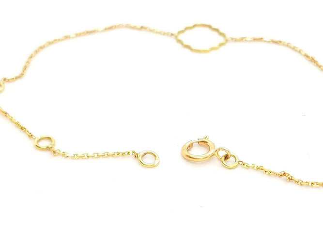 Bracelet Bracelet Transparence en or jaune 18 carats 58 Facettes 578932RV