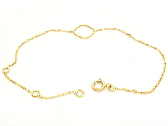 Bracelet Bracelet Transparence en or jaune 18 carats 58 Facettes 578932RV