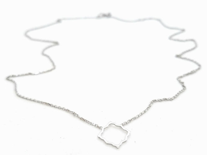 Collier Transparence - Collier en or blanc 18 carats 58 Facettes 578935RV